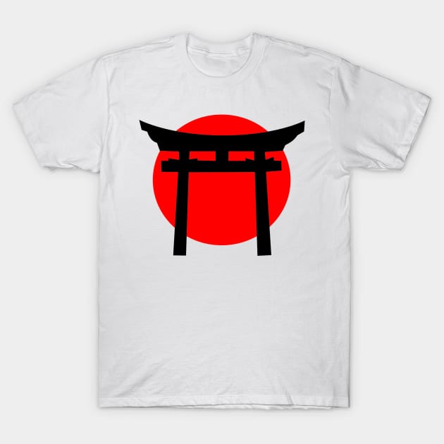 Japan Torii T-Shirt by Nezumi1998